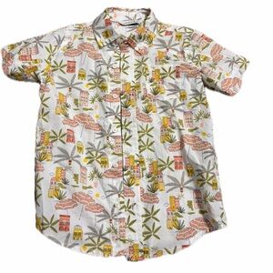 Janie and jack size 5 Destination Poplin Shirt euc